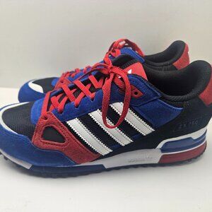 Adidas ZX750 Womens Like New Sneakers Rare Red White Blue Black Colorway Sz8.5